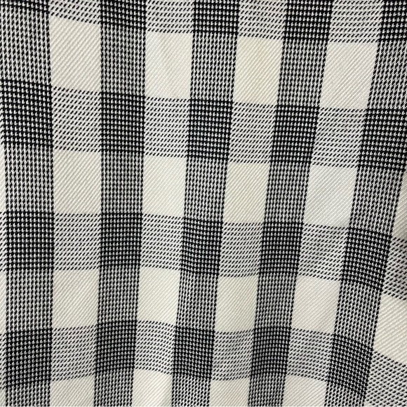 VINTAGE CHRISTIAN DIOR 90s The Suit Buffalo Plaid Long Blazer Jacket - Picture 10 of 13